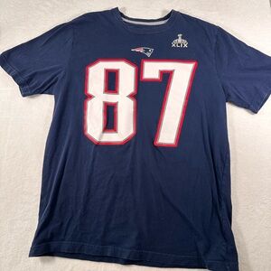 Nike New England Patriots Rob Gronkowski #87 T Shirt XL Extra Large Gronk NFL